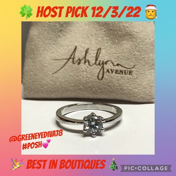 Ashlynn Avenue Symphony Luna ring size 6 7 or 8 New